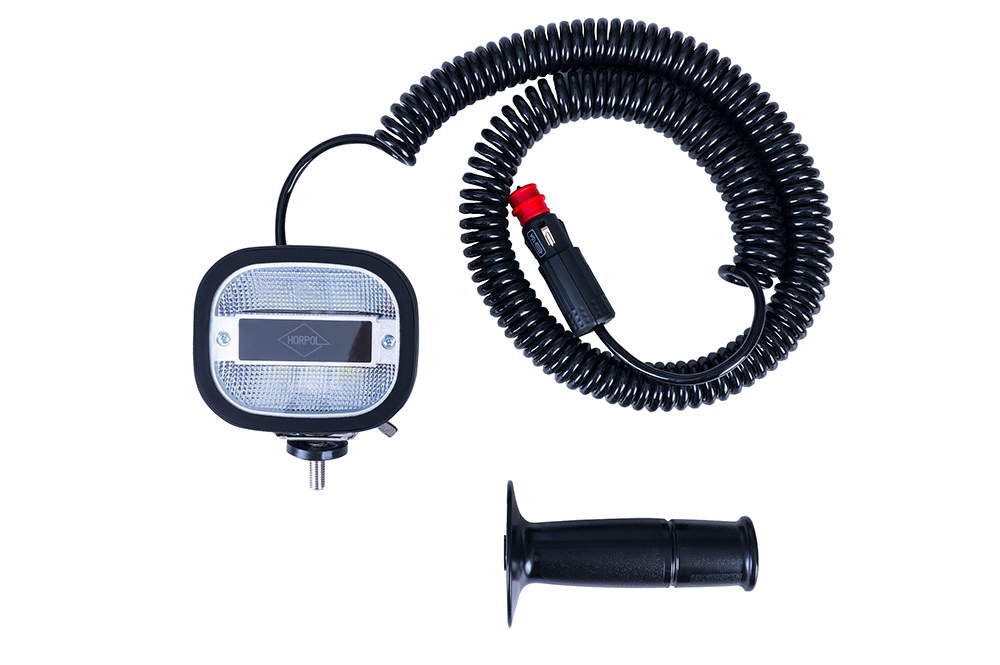 Lampe de travail avec poignée et fiche allume-cigare LRD 3071