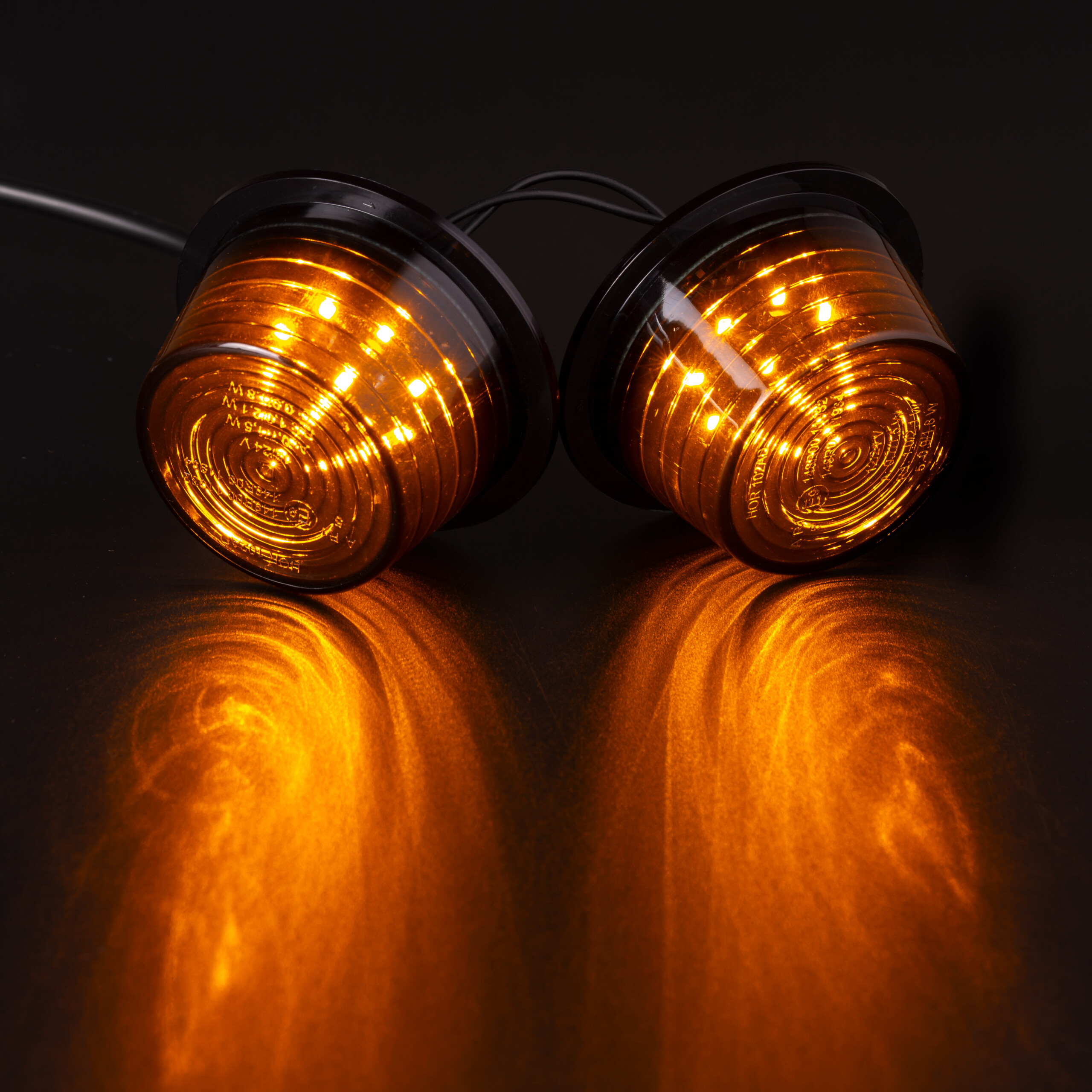 Module orange double pour feux sur bras MDP 2592/GRAPHITE